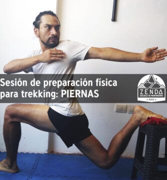 entrenamiento piernas trekking preparación física zenda escuela montañismo