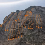 zona de escalada cuevas la molina topos vías
